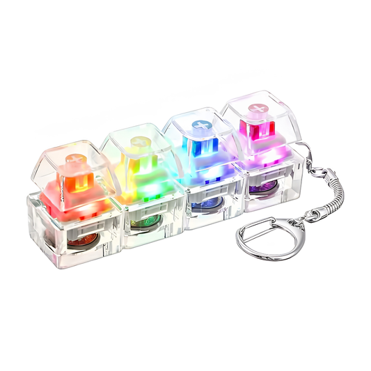Anti-stress keyboard keychain